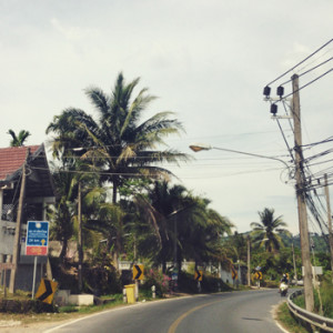 По дороге в Пхукет таун